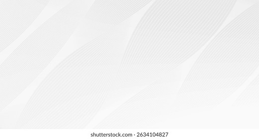 Premium background design with diagonal line pattern in grey colour. Vector white horizontal template for business banner, formal invitation backdrop, luxury voucher, prestigious gift certificate