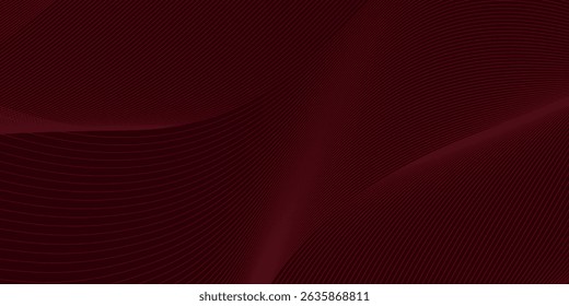 Diseño de fondo de Premium con patrón de línea diagonal en color marrón. Plantilla Horizontal del Vector para el Anuncio de negocios digital, invitación formal, vale de lujo, certificado de regalo prestigioso