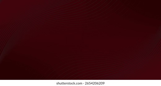 Diseño de fondo de Premium con patrón de línea diagonal en color marrón. Plantilla Horizontal del Vector para el Anuncio de negocios digital, invitación formal, vale de lujo, certificado de regalo prestigioso