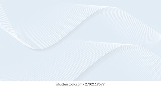 Premium background design with diagonal line pattern in grey colour. Vector white horizontal template for business banner,