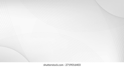 Premium-Hintergrunddesign mit diagonalem Linienmuster in grauer Farbe. Vektor weiße horizontale Vorlage für Business-Banner, formelle Einladung Hintergrund, Luxus-Gutschein, prestigeträchtige Geschenkurkunde