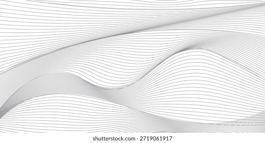 Diseño de fondo de Premium con patrón de línea diagonal en color gris. Plantilla Horizontal blanca del Vector para el Anuncio del negocio, invitación formal