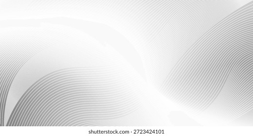 Premium-Hintergrunddesign mit diagonalem Linienmuster in grauer Farbe. Vektor weiße horizontale Vorlage für Business-Banner, formelle Einladung Hintergrund, Luxus-Gutschein, prestigeträchtige Geschenkgutschein.