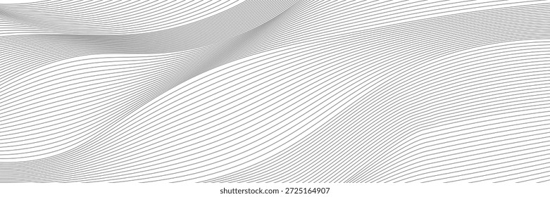 Design de fundo Premium com padrão de linha diagonal em cor cinza. Modelo horizontal branco vetorial para faixa comercial, convite formal

