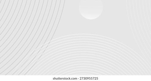 Diseño de fondo de Premium con patrón de línea diagonal en color gris. Plantilla Horizontal blanca del Vector para el Anuncio del negocio, telón de fondo formal de la invitación, vale de lujo, certificado de regalo prestigioso