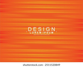 Diseño de fondo de Premium con patrón de rayas naranjas diagonales. Plantilla Horizontal de Vector para Anuncio de negocios de lujo digital, invitación formal contemporánea, cupón de lujo, certificado de regalo.