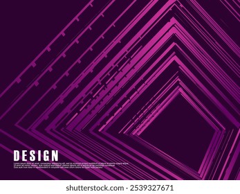Premium background design with diagonal purple lines pattern. Vector horizontal template for digital luxury business banner, contemporary formal invitation, luxury voucher, gift certificate,etc.