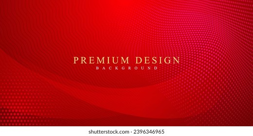 Diseño de fondo premium con patrón de línea roja diagonal. Plantilla horizontal vectorial para banner digital lux business, invitación formal contemporánea, cupón de lujo, prestigioso certificado de regalo.
