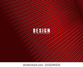 Premium background design with diagonal shiny red lines pattern. Vector horizontal template for banner, digital business, contemporary formal invitation, luxury voucher, prestigious gift certificate.