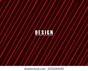 Premium background design with diagonal shiny red lines pattern. Vector horizontal template for banner, digital business, contemporary formal invitation, luxury voucher, prestigious gift certificate.