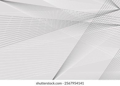 Premium background design with diagonal stripes pattern in white color. White and gray vector horizontal template for business banners, formal invitation backgrounds, luxury vouchers