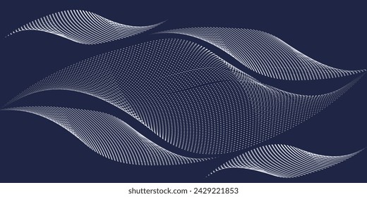 Premium background design with diagonal white lines pattern. Vector horizontal template for digital luxury business banner, formal invitation, luxury voucher, prestigious gift certificate