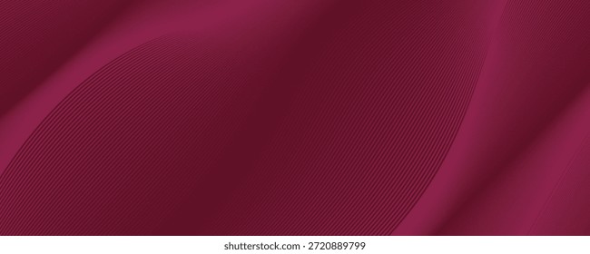 Diseño de fondo de Premium con patrón digital de línea marrón. Plantilla roja Horizontal del Vector para el Anuncio de negocios, invitación formal, vale de lujo, certificado de regalo prestigioso