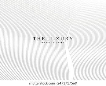 Premium-Hintergrund-Design mit grauem Farbverlauf Weiß diagonale Streifenmuster. Vektorgrafik Weiß Horizontale Vorlage für Business-Banner, Einladungshintergrund, Luxusgutschein, Geschenkgutschein, etc.	