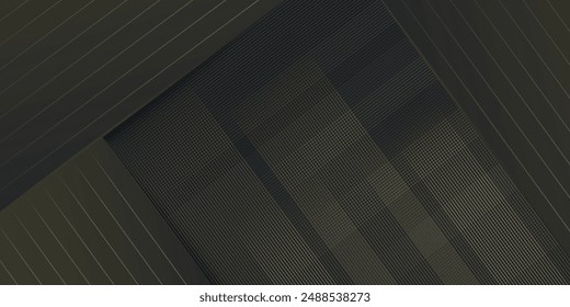 Diseño de fondo de Premium con patrón de línea de oro dinámico diagonal Horizontal sobre fondo negro. Plantilla de Vector para Anuncio de negocios invitación formal vale de lujo certificado de regalo prestigioso