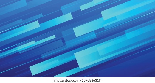 Premium background design with luxury dark blue line pattern. Blue horizontal template for digital lux business banner, contemporary formal invitation, luxury voucher, prestigious gift certificate