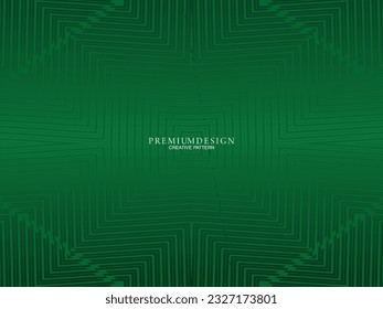 Premium background design with luxury geometry dark green motif elements. Exclusive wallpaper design for posters, flyers, presentations, websites, etc.