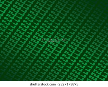 Premium background design with luxury geometry dark green motif elements. Exclusive wallpaper design for posters, flyers, presentations, websites, etc.