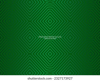 Premium background design with luxury geometry dark green motif elements. Exclusive wallpaper design for posters, flyers, presentations, websites, etc.