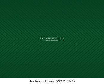 Premium background design with luxury geometry dark green motif elements. Exclusive wallpaper design for posters, flyers, presentations, websites, etc.