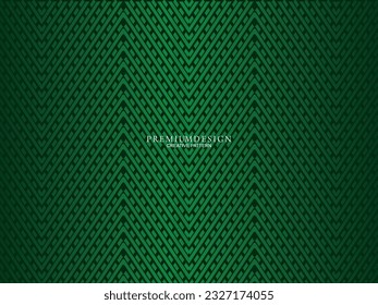 Premium background design with luxury geometry dark green motif elements. Exclusive wallpaper design for posters, flyers, presentations, websites, etc.