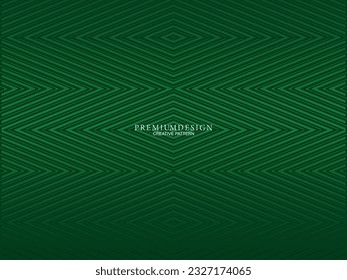 Premium background design with luxury geometry dark green motif elements. Exclusive wallpaper design for posters, flyers, presentations, websites, etc.