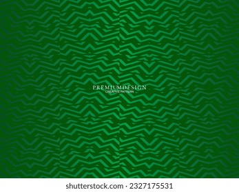 Premium background design with luxury geometry dark green motif elements. Exclusive wallpaper design for posters, flyers, presentations, websites, etc.