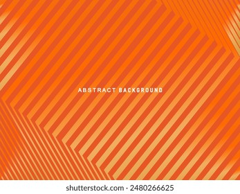 Premium background design with luxury orange motif. Vector horizontal template, for digital luxury business banner, contemporary formal invitation, luxury voucher, gift certificate, etc.	