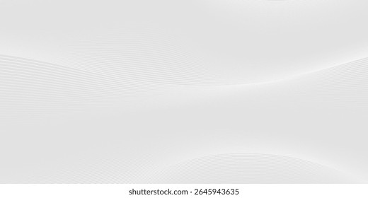 Premium background design with luxury white line pattern (texture). Abstract horizontal vector template for business banner