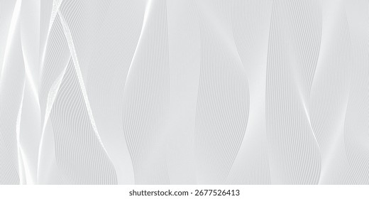 Premium background design with luxury white line pattern (texture). Abstract horizontal vector template for business banner, formal backdrop, prestigious voucher, luxe invite.eps 10 