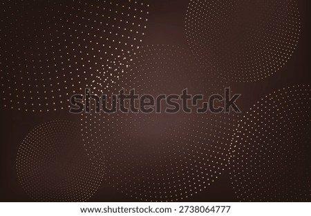 Premium background design with mocha mousse line pattern (texture) in luxury pastel color. Abstract horizontal vector template for business banner.dark brown background with golden brown circles. 