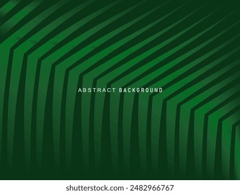 Premium background design with modern green lines pattern. Vector horizontal template for digital luxury business banner, contemporary formal invitation, luxury voucher, gift certificate, etc.