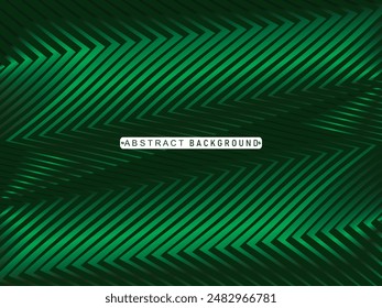 Premium background design with modern green lines pattern. Vector horizontal template for digital luxury business banner, contemporary formal invitation, luxury voucher, gift certificate, etc.