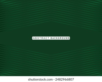 Diseño de fondo de Premium con moderno patrón de líneas verdes. Plantilla Horizontal de Vector para Anuncio de negocios de lujo digital, invitación formal contemporánea, vale de lujo, certificado de regalo, etc.