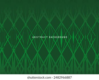 Premium background design with modern green lines pattern. Vector horizontal template for digital luxury business banner, contemporary formal invitation, luxury voucher, gift certificate, etc.