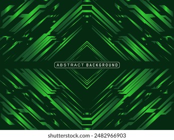 Premium background design with modern green lines pattern. Vector horizontal template for digital luxury business banner, contemporary formal invitation, luxury voucher, gift certificate, etc.