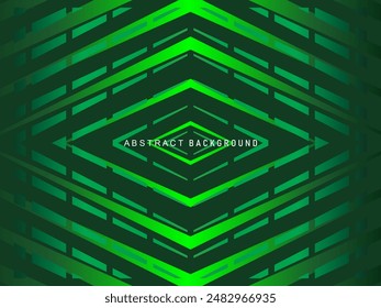 Premium background design with modern green lines pattern. Vector horizontal template for digital luxury business banner, contemporary formal invitation, luxury voucher, gift certificate, etc.