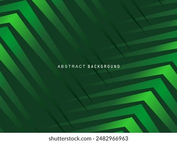 Diseño de fondo de Premium con moderno patrón de líneas verdes. Plantilla Horizontal de Vector para Anuncio de negocios de lujo digital, invitación formal contemporánea, vale de lujo, certificado de regalo, etc.