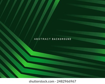 Premium background design with modern green lines pattern. Vector horizontal template for digital luxury business banner, contemporary formal invitation, luxury voucher, gift certificate, etc.