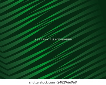 Diseño de fondo de Premium con moderno patrón de líneas verdes. Plantilla Horizontal de Vector para Anuncio de negocios de lujo digital, invitación formal contemporánea, vale de lujo, certificado de regalo, etc.