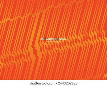 Premium background design with orange luxury motif. Vector horizontal template, for digital luxury business banner, contemporary formal invitation, luxury voucher, gift certificate, etc.	