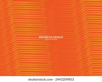 Premium-Hintergrunddesign mit orangefarbenem Luxusmotiv. Vector horizontale Vorlage, für digitales Luxus-Business-Banner, zeitgenössische formelle Einladung, Luxus-Gutschein, Geschenkgutschein, etc.	