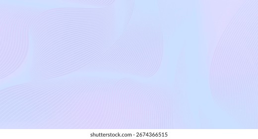 Design de fundo premium com padrão de linha pastel, guilhochê curvas textura em cor de luxo. Fundo tecnológico vetor horizontal multicolorido abstrato para modelo de negócios, banner, voucher prestigioso