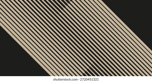 Diseño de fondo de Premium con patrón de línea de curva de oro rosa sobre fondo. Plantilla Horizontal del Vector para la invitación, Anuncio, vale de lujo, certificado de regalo prestigioso, vale