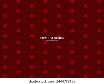 Premium background design with red luxury motif. Vector horizontal template, for digital luxury business banner, contemporary formal invitation, luxury voucher, gift certificate, etc.