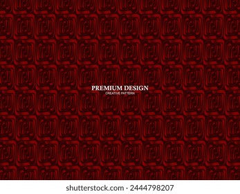 Premium background design with red luxury motif. Vector horizontal template, for digital luxury business banner, contemporary formal invitation, luxury voucher, gift certificate, etc.