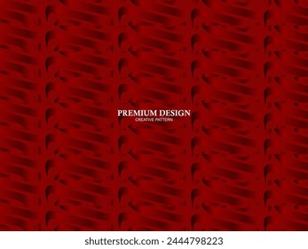 Premium background design with red luxury motif. Vector horizontal template, for digital luxury business banner, contemporary formal invitation, luxury voucher, gift certificate, etc.