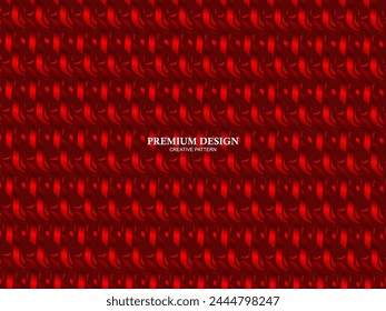 Premium background design with red luxury motif. Vector horizontal template, for digital luxury business banner, contemporary formal invitation, luxury voucher, gift certificate, etc.