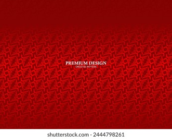 Premium background design with red luxury motif. Vector horizontal template, for digital luxury business banner, contemporary formal invitation, luxury voucher, gift certificate, etc.