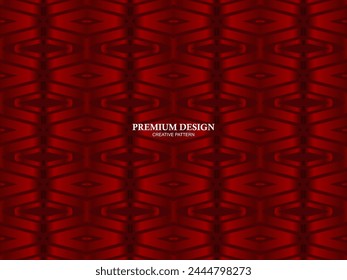 Diseño de fondo de Premium con motivo de lujo rojo. Plantilla Horizontal de Vector, para Anuncio de negocios de lujo digital, invitación formal contemporánea, vale de lujo, certificado de regalo, etc.